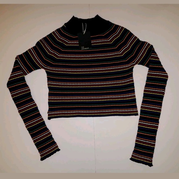 ZARA Knit Crop Top Sweater Size Small - Picture 7 of 7